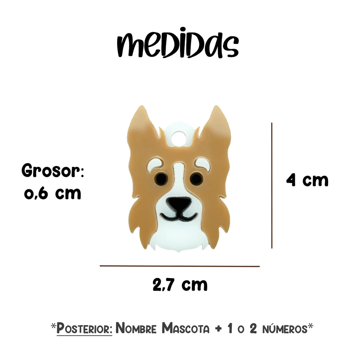 Placas para Perro - Diseño Razas - greengraphic.cl