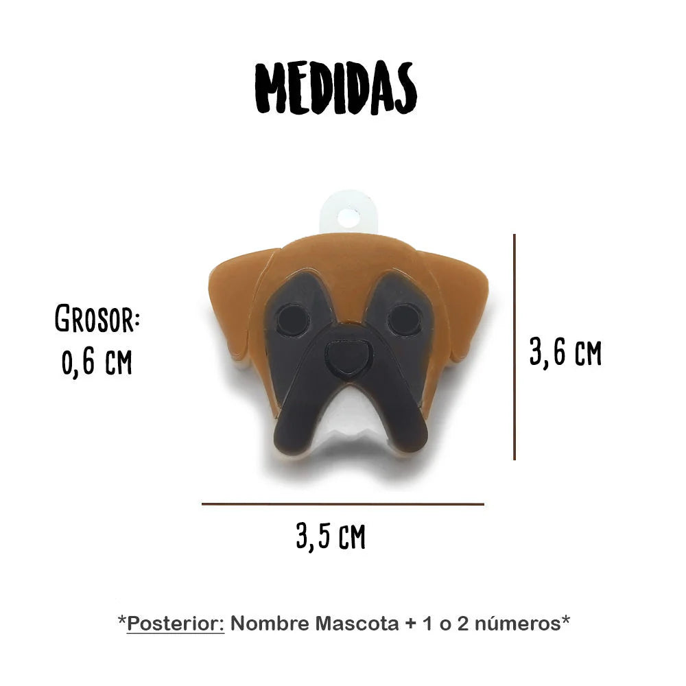 Placas para Perro - Diseño Razas - greengraphic.cl