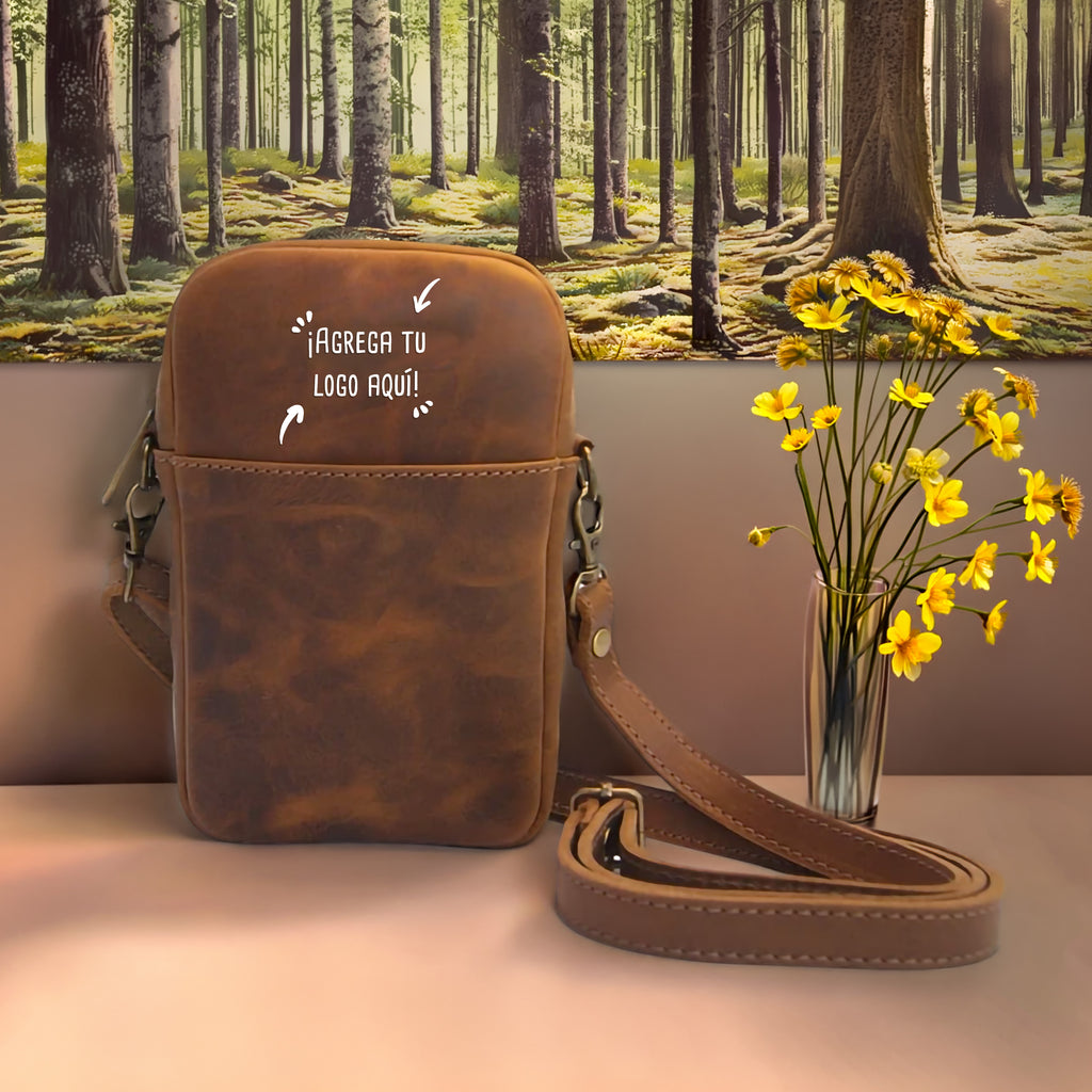 Cartera de cuero Personalizado - greengraphic.cl