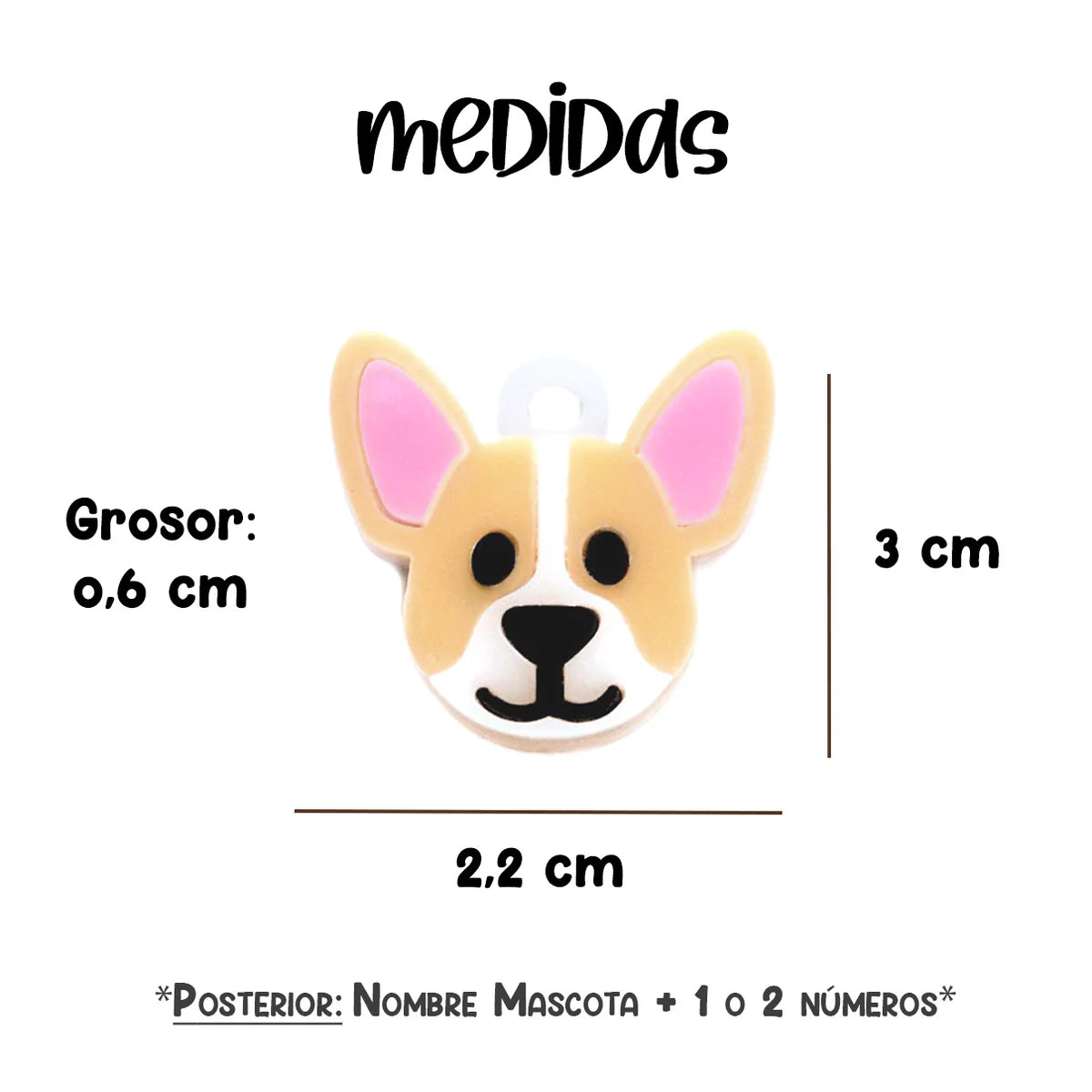 Placas para Perro - Diseño Razas - greengraphic.cl