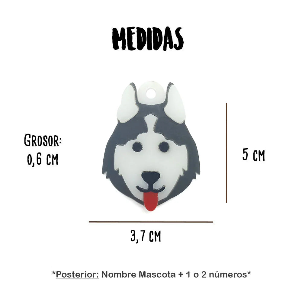 Placas para Perro - Diseño Razas - greengraphic.cl