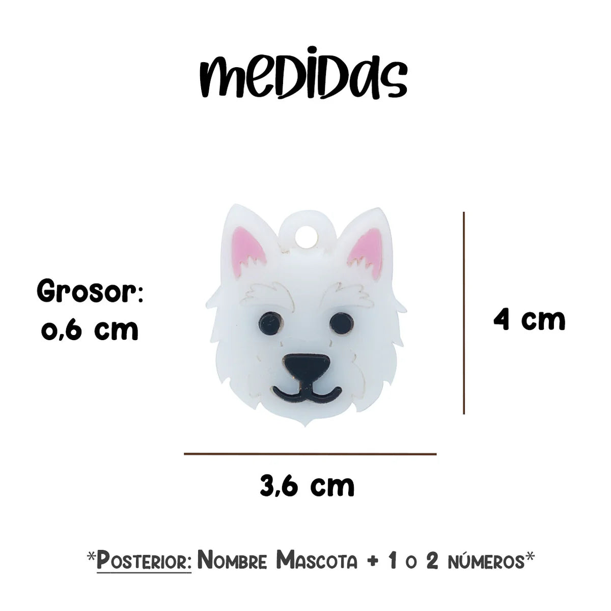 Placas para Perro - Diseño Razas - greengraphic.cl