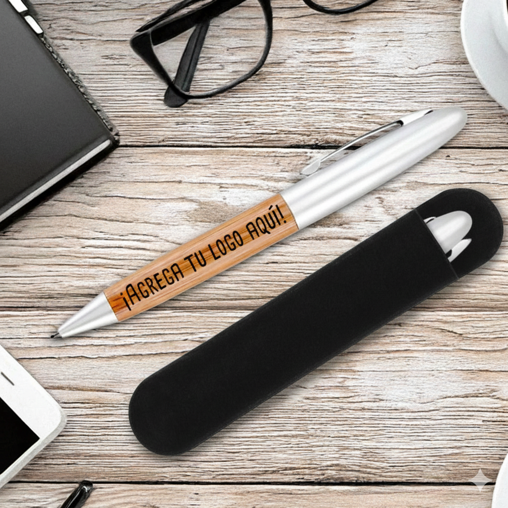 Lápiz Bamboo Deluxe Personalizable - greengraphic.cl
