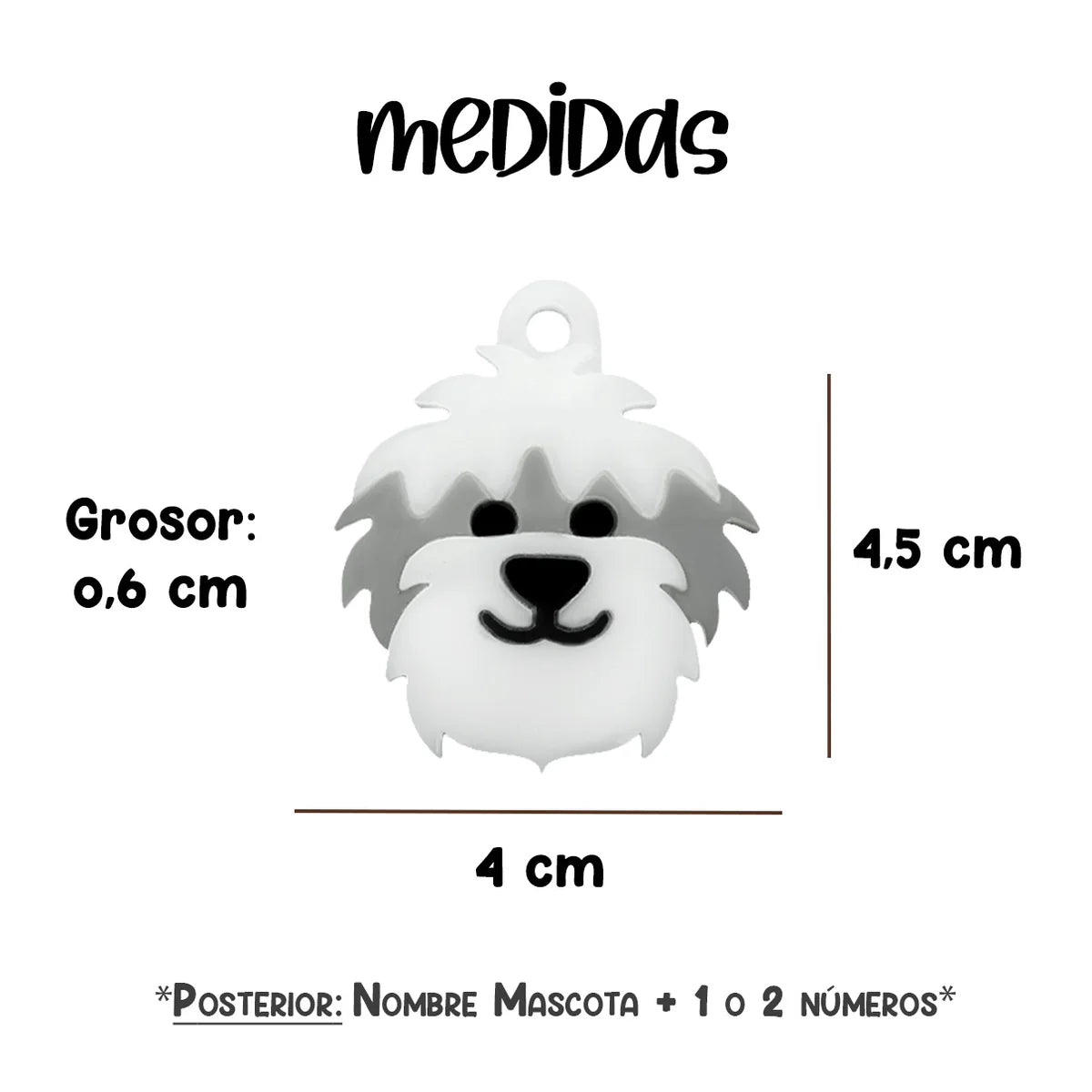 Placas para Perro - Diseño Razas - greengraphic.cl