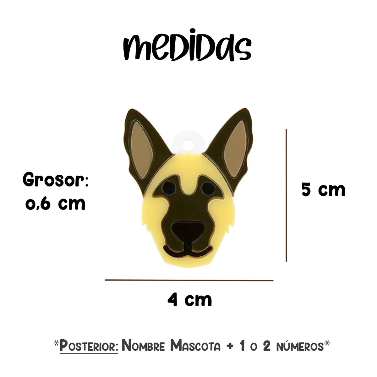 Placas para Perro - Diseño Razas - greengraphic.cl