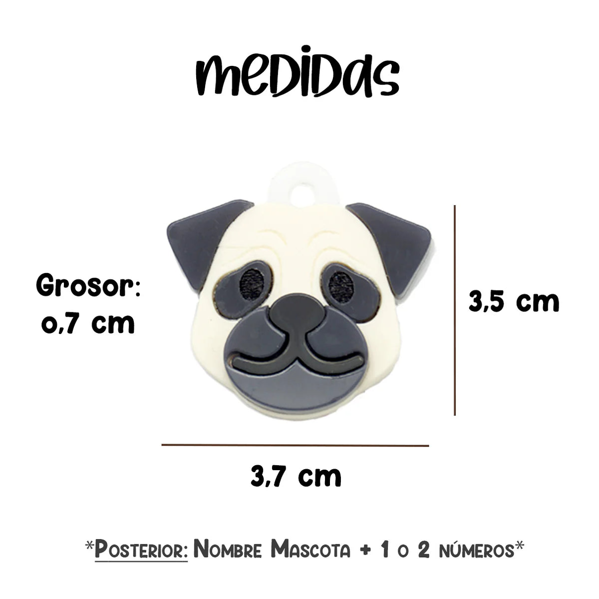 Placas para Perro - Diseño Razas - greengraphic.cl