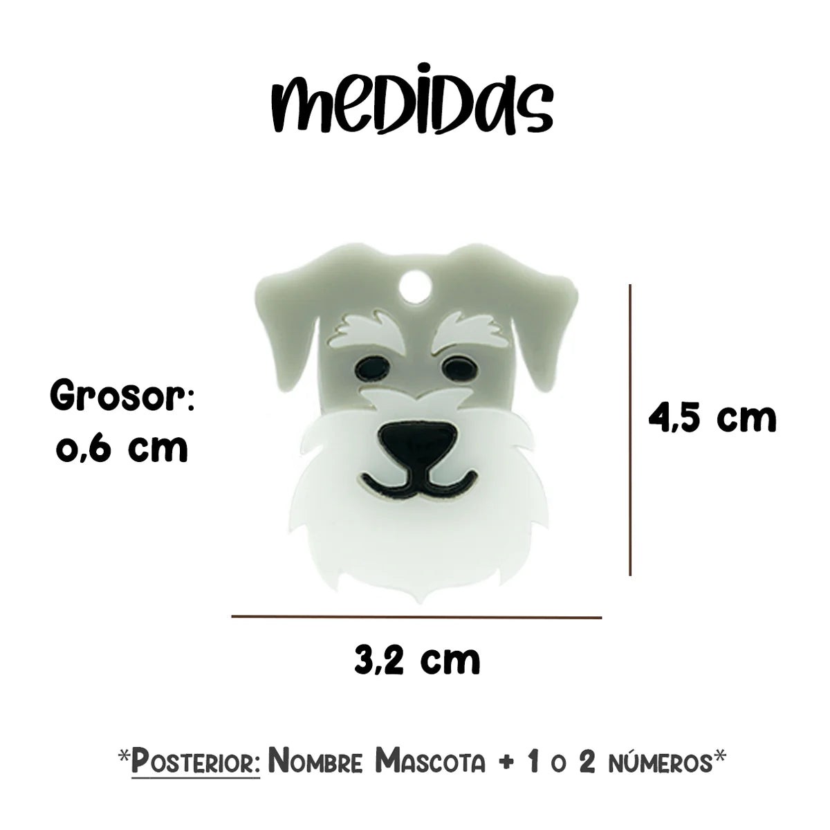 Placas para Perro - Diseño Razas - greengraphic.cl