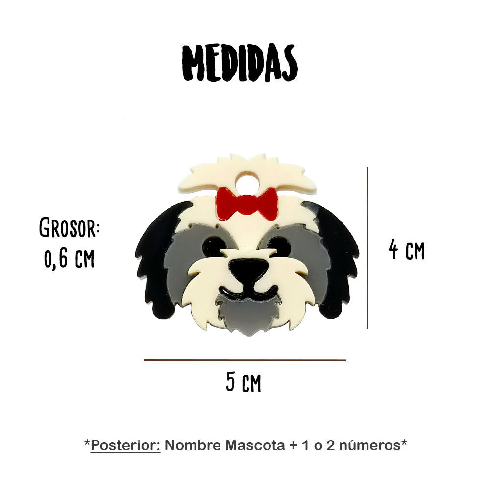Placas para Perro - Diseño Razas - greengraphic.cl