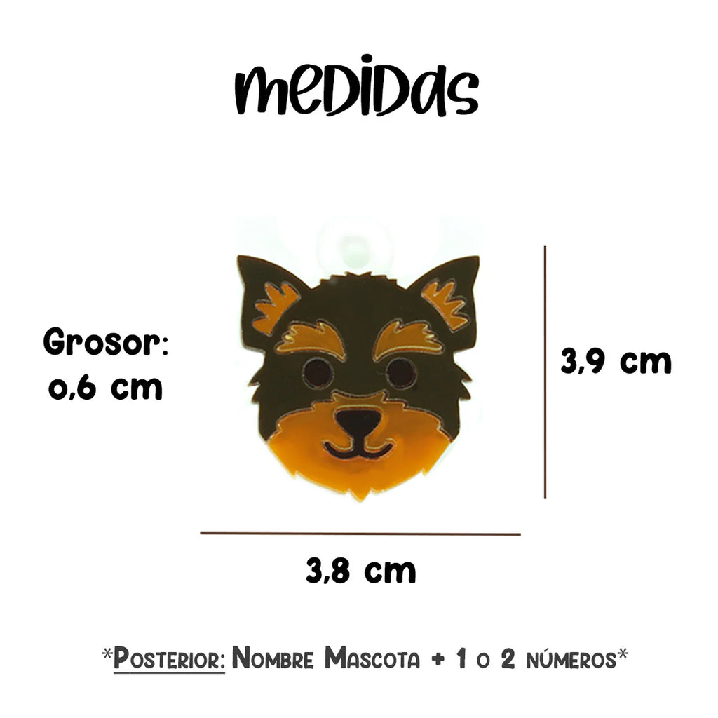 Placas para Perro - Diseño Razas - greengraphic.cl