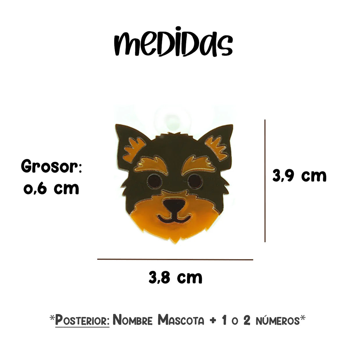 Placas para Perro - Diseño Razas - greengraphic.cl