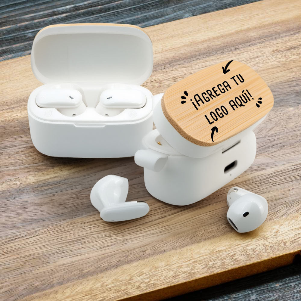 Auriculares inalámbricos Bamboo - greengraphic.cl