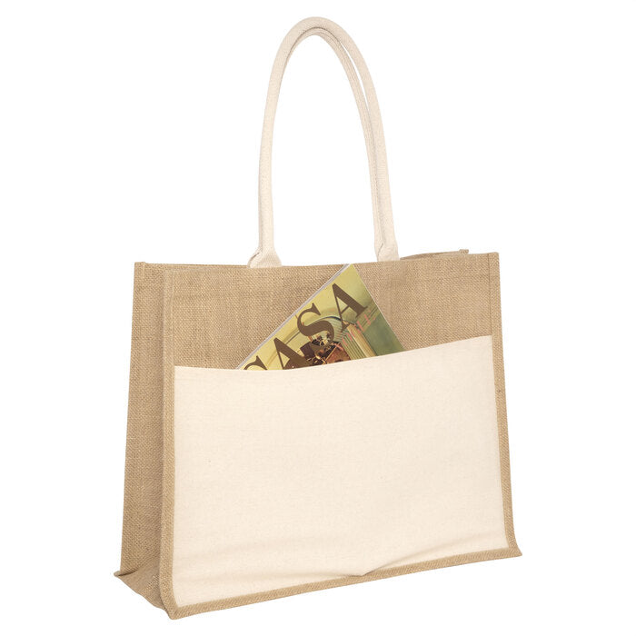 Bolso Extra Grande Yute con Algodon Personalizado