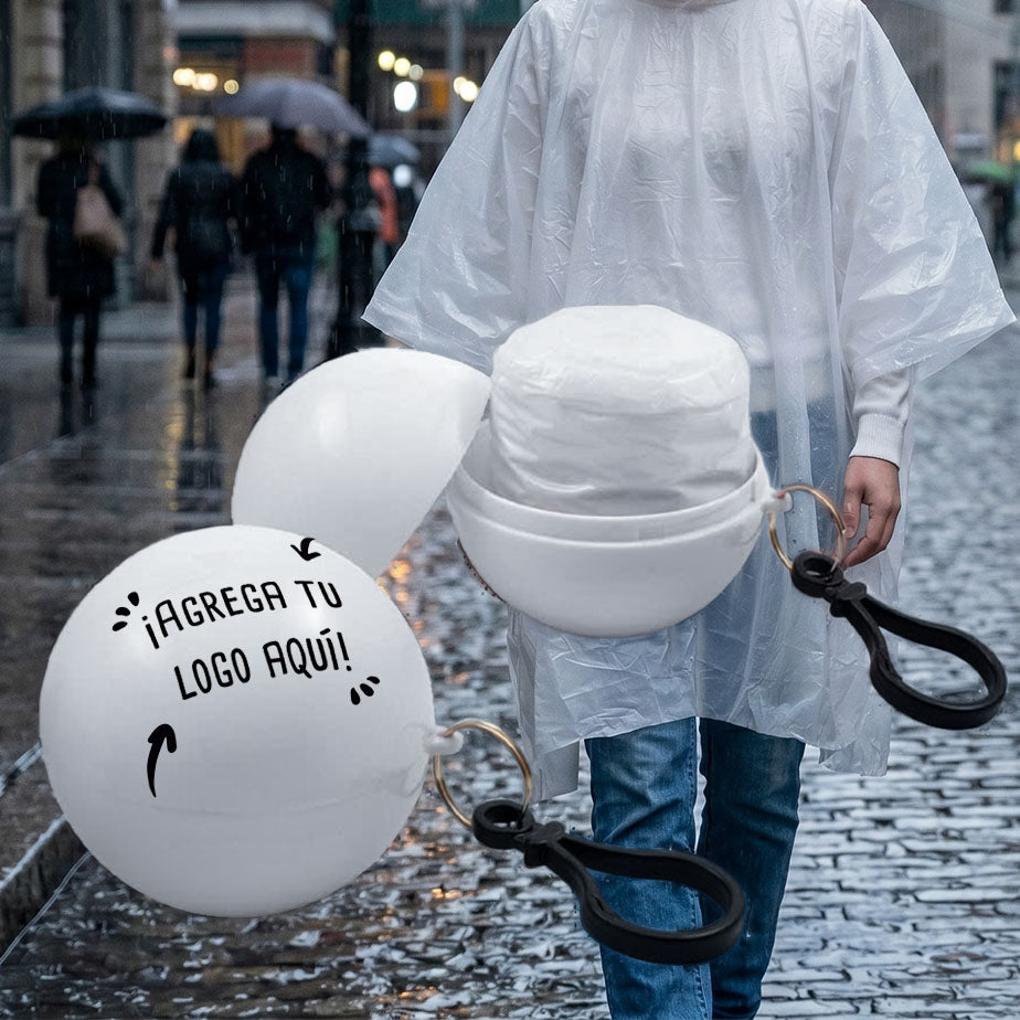 Capa de Lluvia en Bola Personalizable - greengraphic.cl