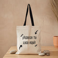 Bolso grande Crema Aza Negra Personalizable