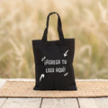 Bolso Negro mediano Estampado Personalizable