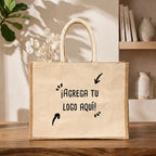 Bolso Extra Grande Yute con Algodon Personalizado
