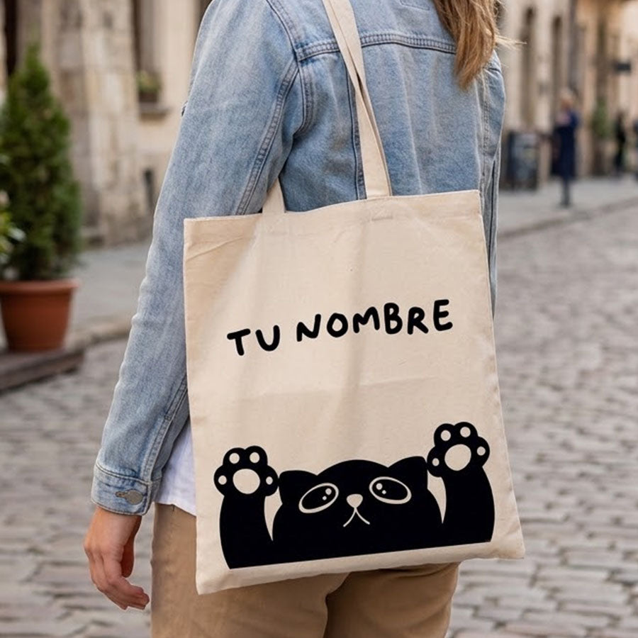 Bolso grande Vinilo Mascota Personalizable