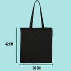 Bolso grande Negro Estampado Personalizable