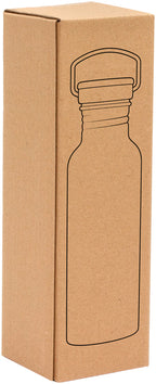 Botella aluminio tapa bamboo 750ml