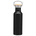 Botella aluminio tapa bamboo 750ml