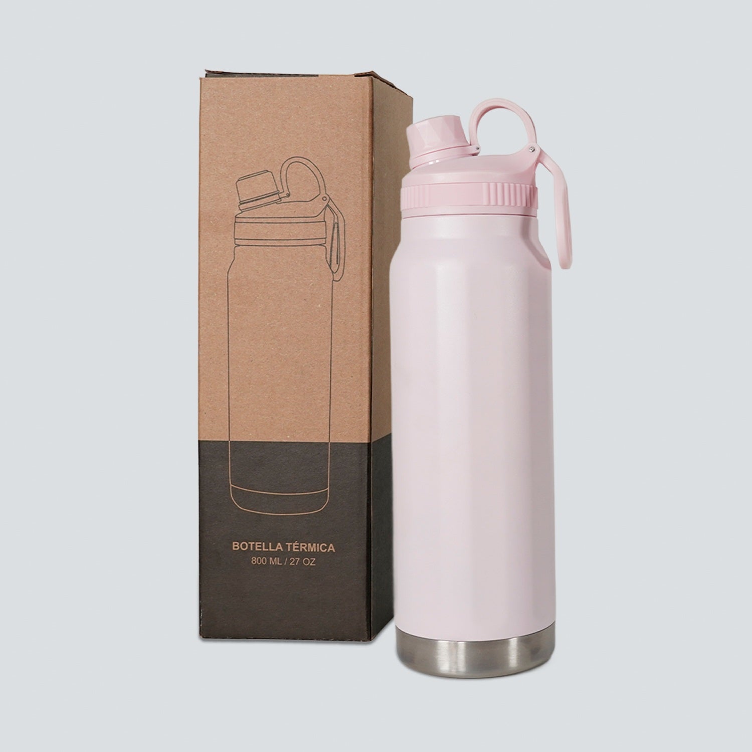Botella Térmica Palmer Acero Inox 800ML Personalizable