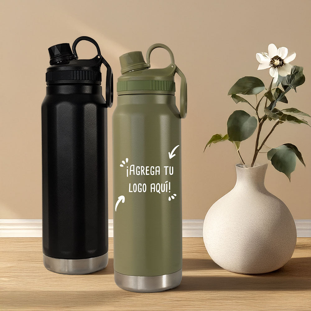 Botella Térmica Palmer Acero Inox 800ML Personalizable - greengraphic.cl