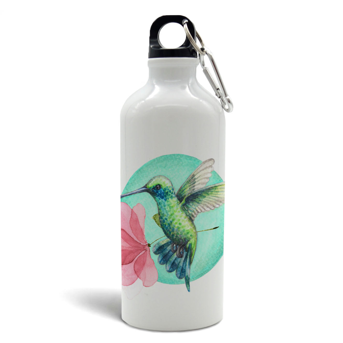 Botella Aluminio 600ml Animales - greengraphic.cl