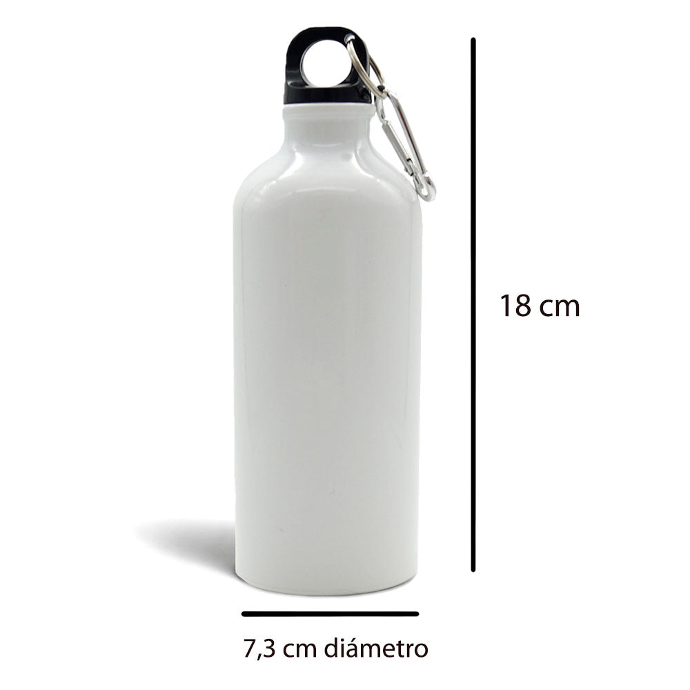 Botella Aluminio 600 ML Personalizable - greengraphic.cl
