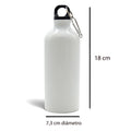 Botella Aluminio 600 ML Personalizable - greengraphic.cl