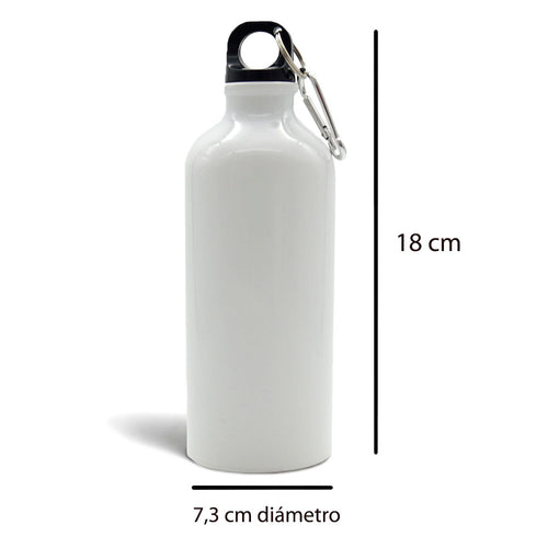 Botella Aluminio 600 ML Personalizable - greengraphic.cl