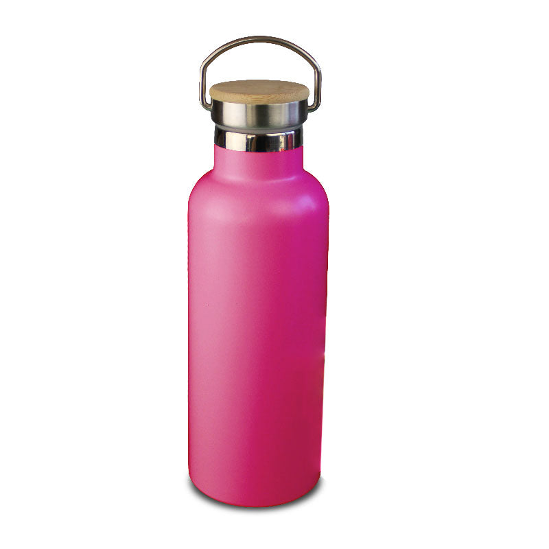 Botella Acero Tapa Rosca Grabado 600 ML Personalizable