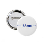 Chapita Alfiler 5,8 cm Personalizable - greengraphic.cl