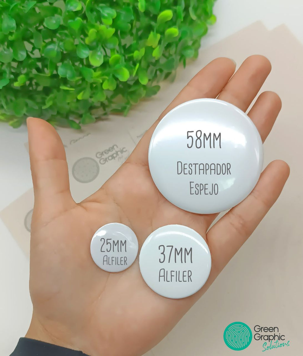 Chapita Destapador 5,8 cm Personalizable - greengraphic.cl