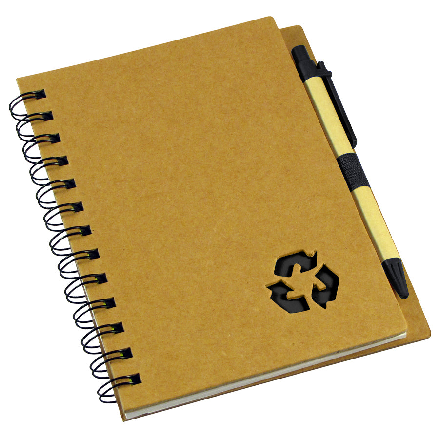 Cuaderno Ecológico Tapa Dura con Lápiz - greengraphic.cl