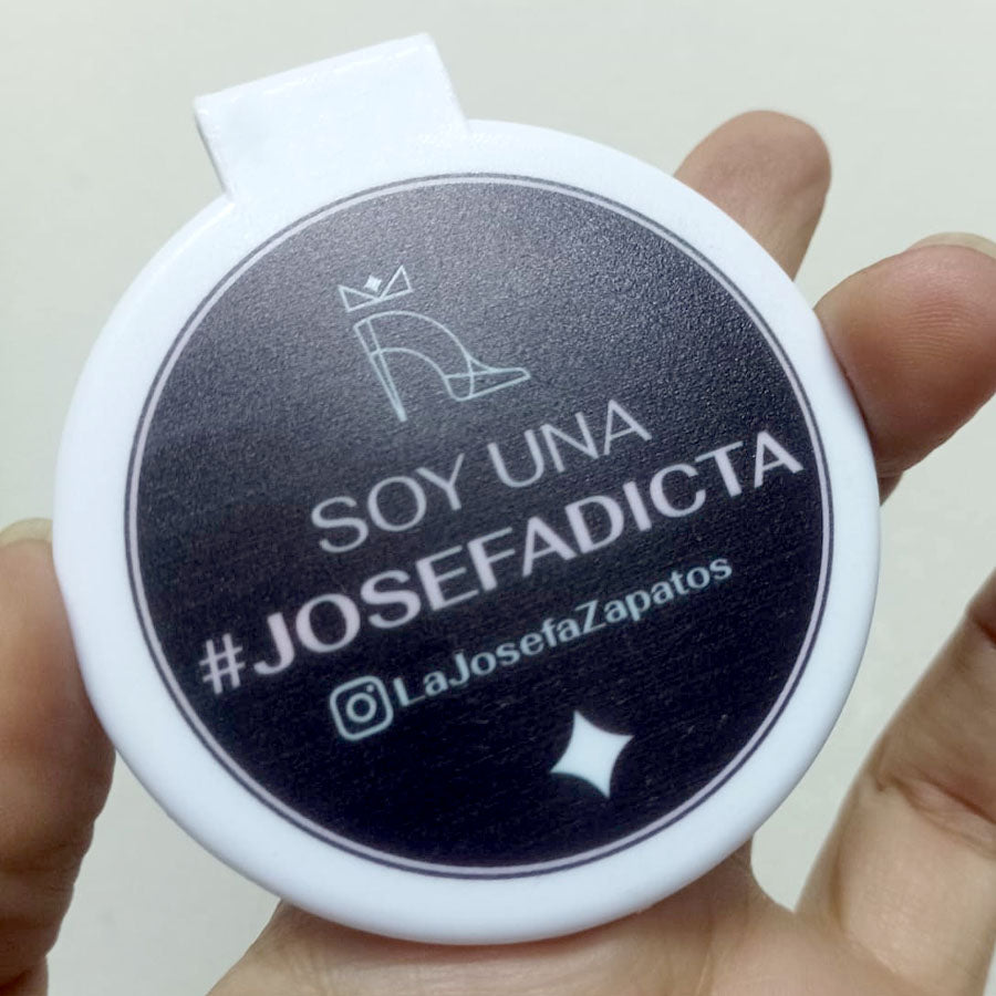Espejo Plástico con Tapa