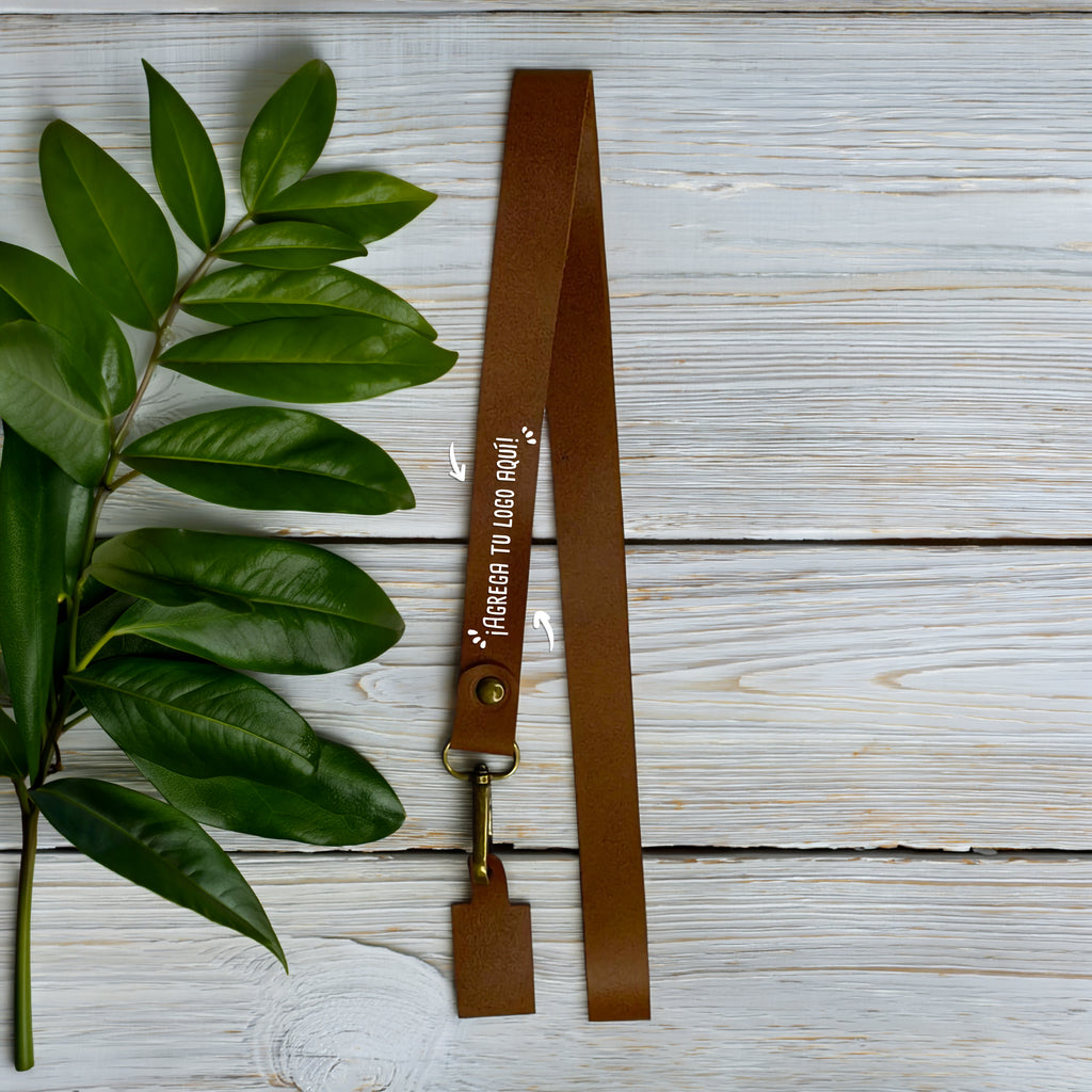 Lanyard de Cuero - greengraphic.cl