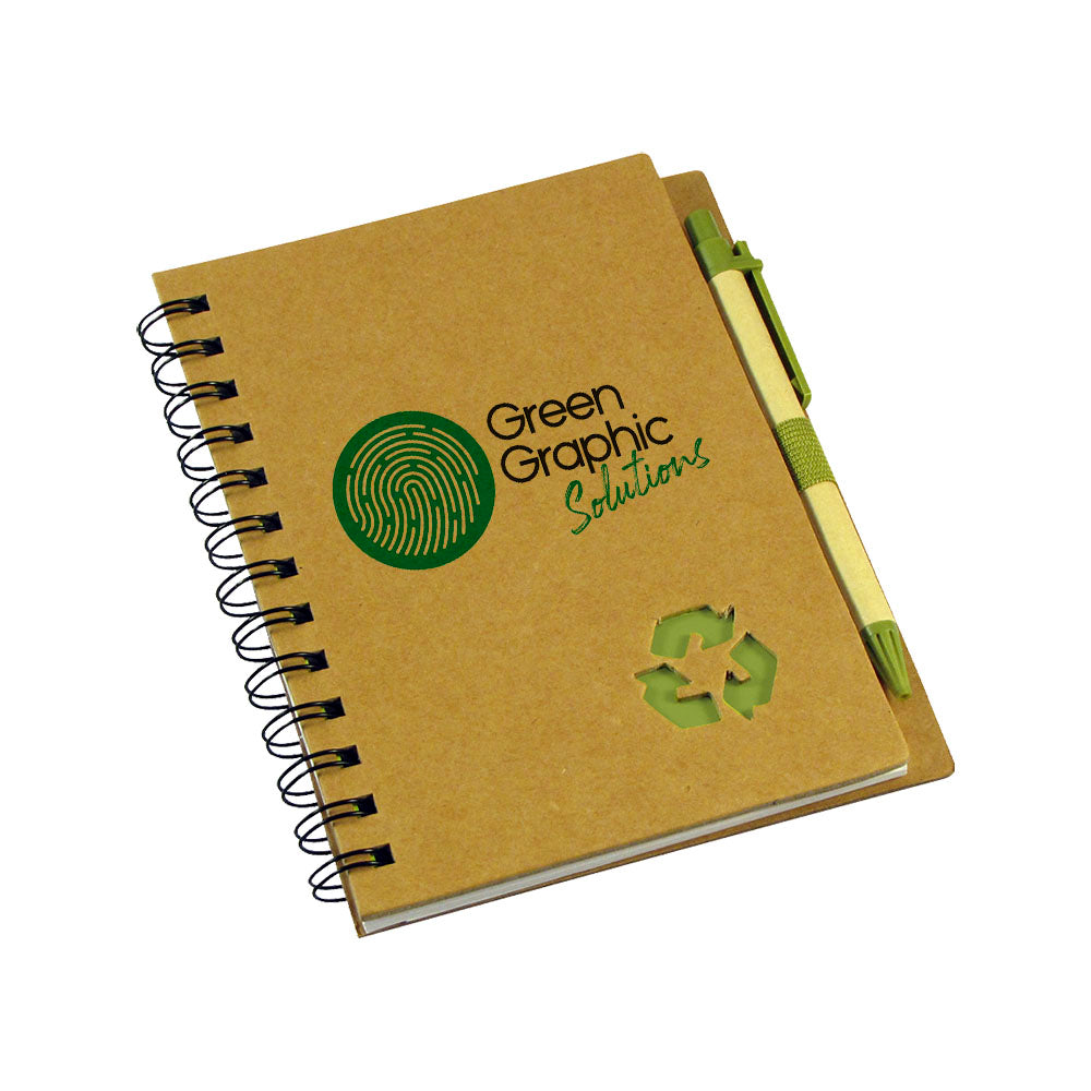 Cuaderno Ecológico Tapa Dura con Lápiz - greengraphic.cl
