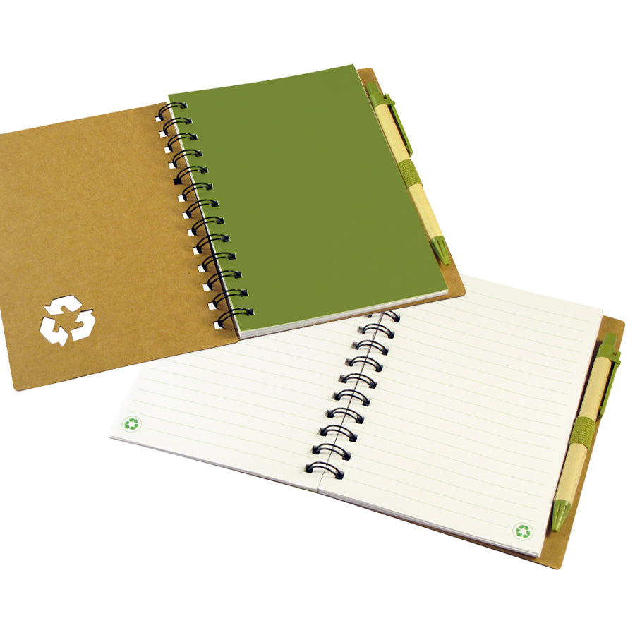 Cuaderno Ecológico Tapa Dura con Lápiz - greengraphic.cl