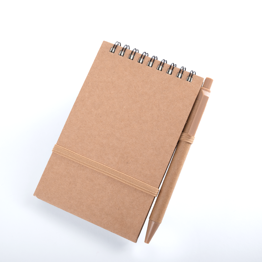 Libreta Color Eco + Lápiz - greengraphic.cl