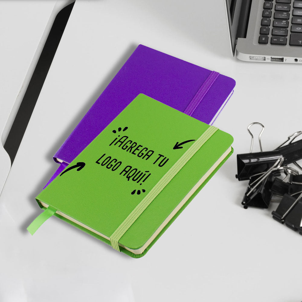 Libreta Ecocuero Color Pequeña - greengraphic.cl