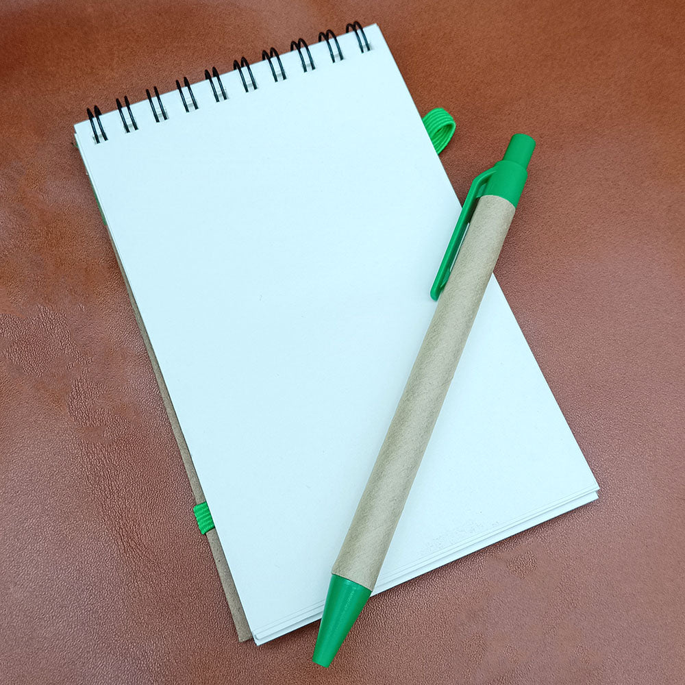 Libreta ecológica con lápiz