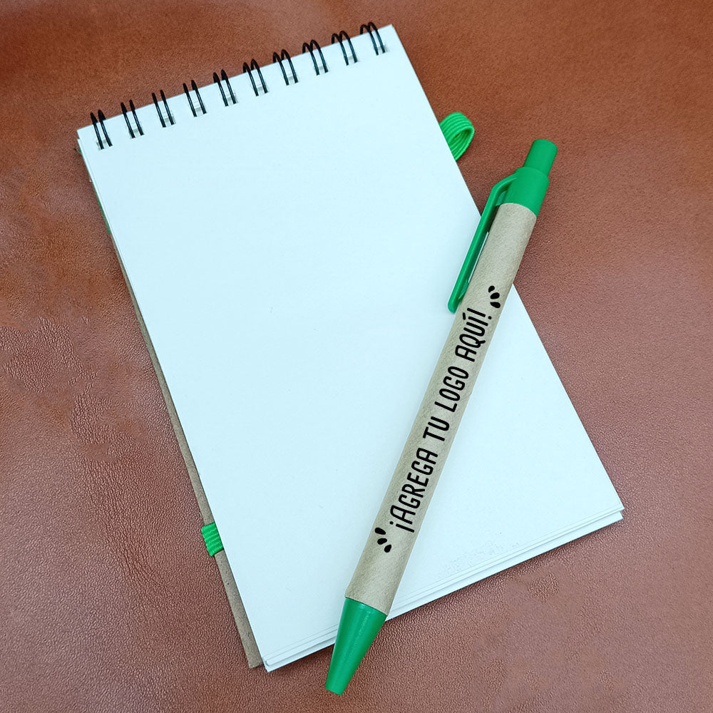 Libreta Ecológica con Lápiz - greengraphic.cl