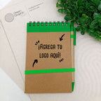 Libreta Ecológica con Lápiz - greengraphic.cl