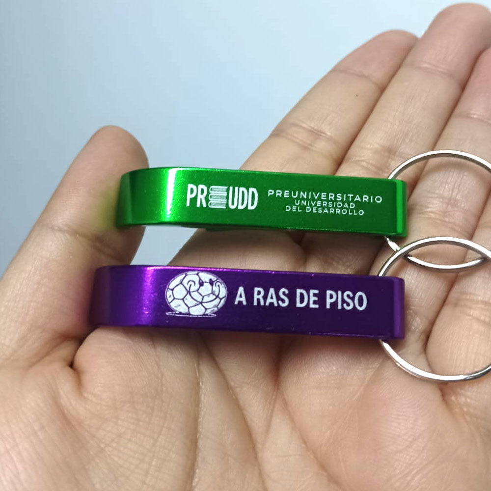 Llavero Destapador Aluminio Personalizado