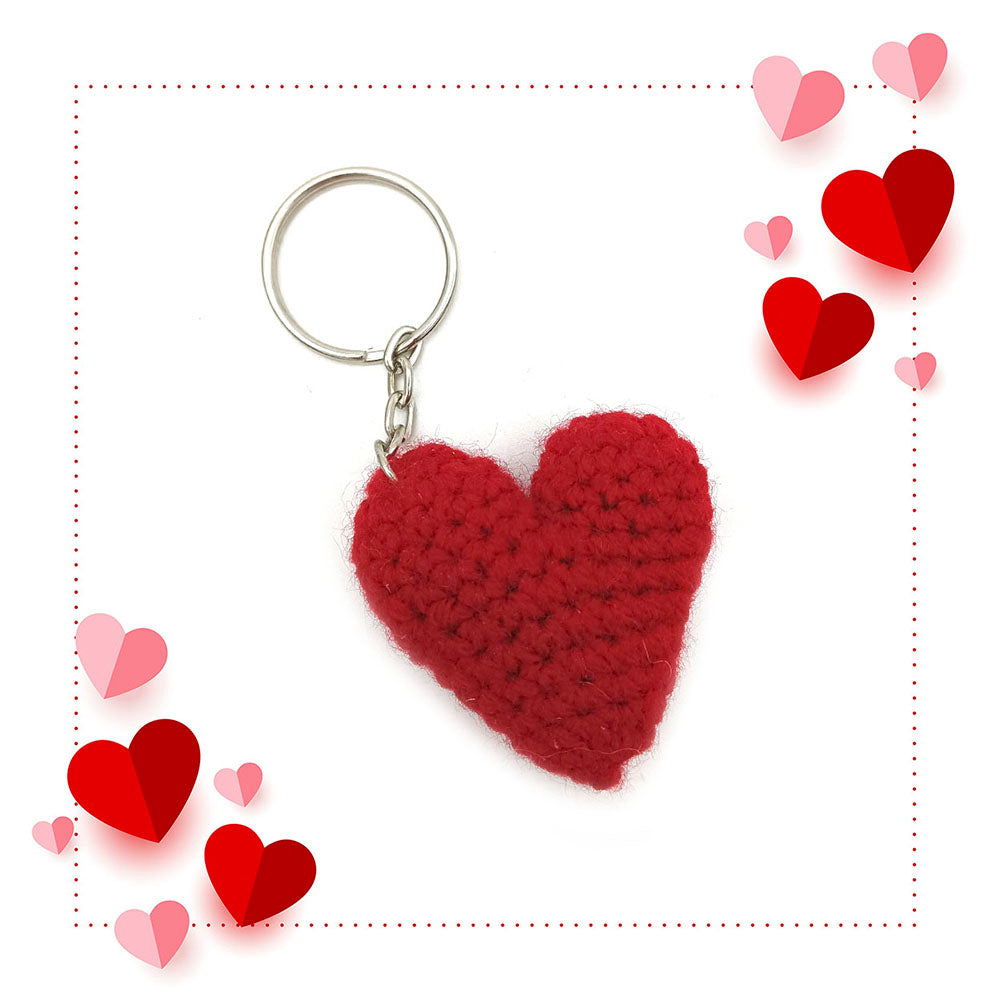 Tazón Personalizado + Llavero Corazón Crochet - greengraphic.cl