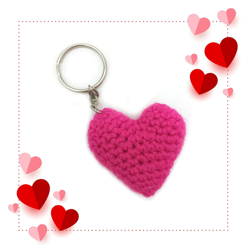 Tazón Personalizado + Llavero Corazón Crochet - greengraphic.cl