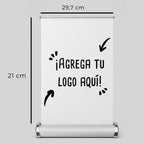 Mini Pendón Roller Personalizable