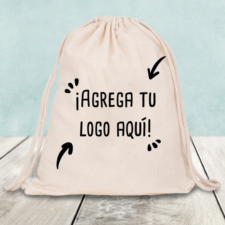 Bolso Tipo Mochila Estampado Vinilo Personalizable - greengraphic.cl