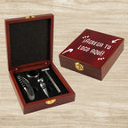 Set de Vino en Caja de Madera - greengraphic.cl