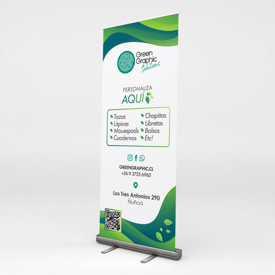 Pendón Roller Personalizable - greengraphic.cl